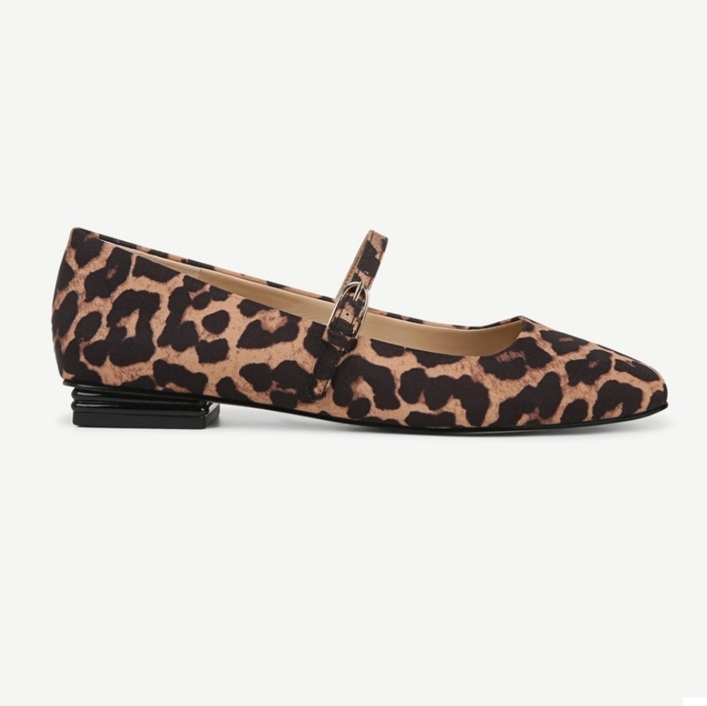 FRANCO TINSLEY MARY JANE LEOPARD FLATS SZ 9 - Picture 2 of 12